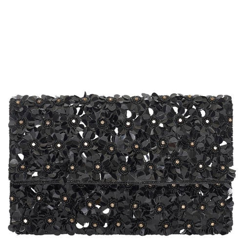 Bulaggi clutch met pailletten Daisy zwart afbeelding