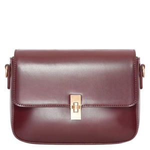 crossbody tas Loren donkerrood