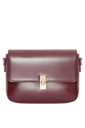 crossbody tas Loren donkerrood