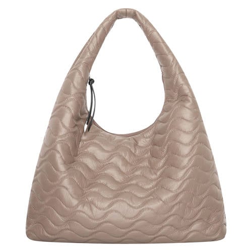 Bulaggi schoudertas Waves XL taupe afbeelding