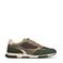 Van Lier suède sneakers taupe/groen