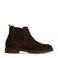 Van Lier suède chelsea boots donkerbruin