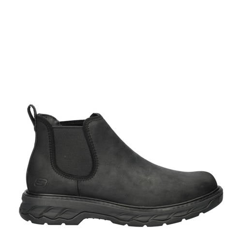 Skechers Lockett Heath nubuck chelsea boots zwart afbeelding