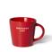 Vondels cappuccino mok NAUGHTY LIST rood (250 ml)