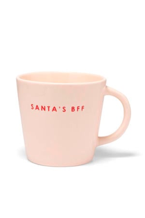 cappuccino mok SANTA'S BFF ecru 250ml