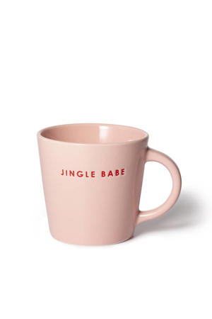 cappuccino mok JINGLE BABE roze (250 ml) 