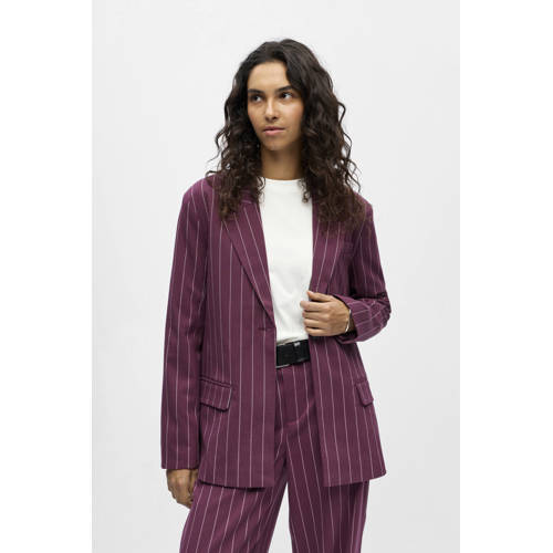 OBJECT gestreepte regular blazer afbeelding