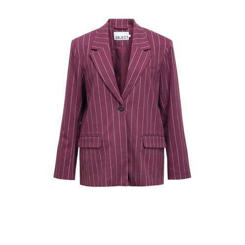 OBJECT gestreepte regular blazer afbeelding