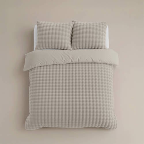 Sleeptime pompom fleece dekbedovertrek lits-jumeaux (240x220 cm) afbeelding