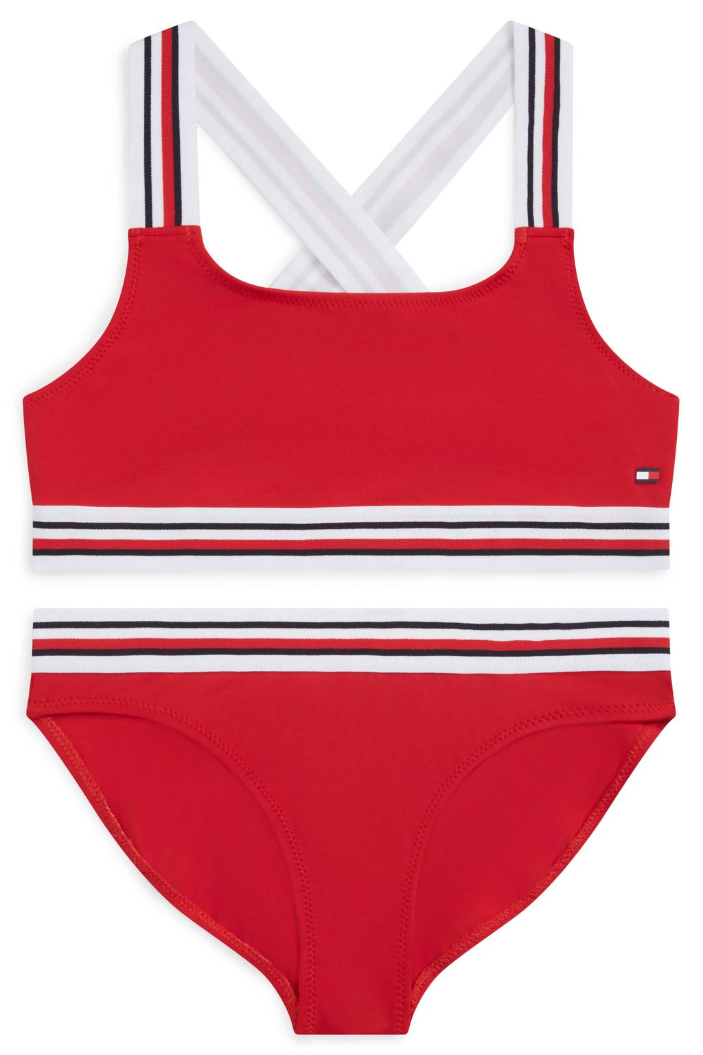 Tommy Hilfiger crop bikini rood