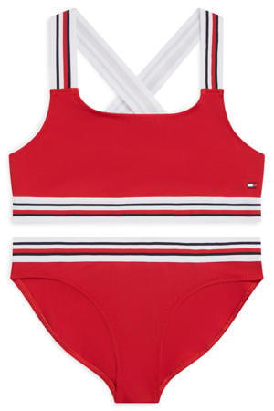 crop bikini rood