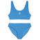 Tommy Hilfiger crop bikini met textuur blauw