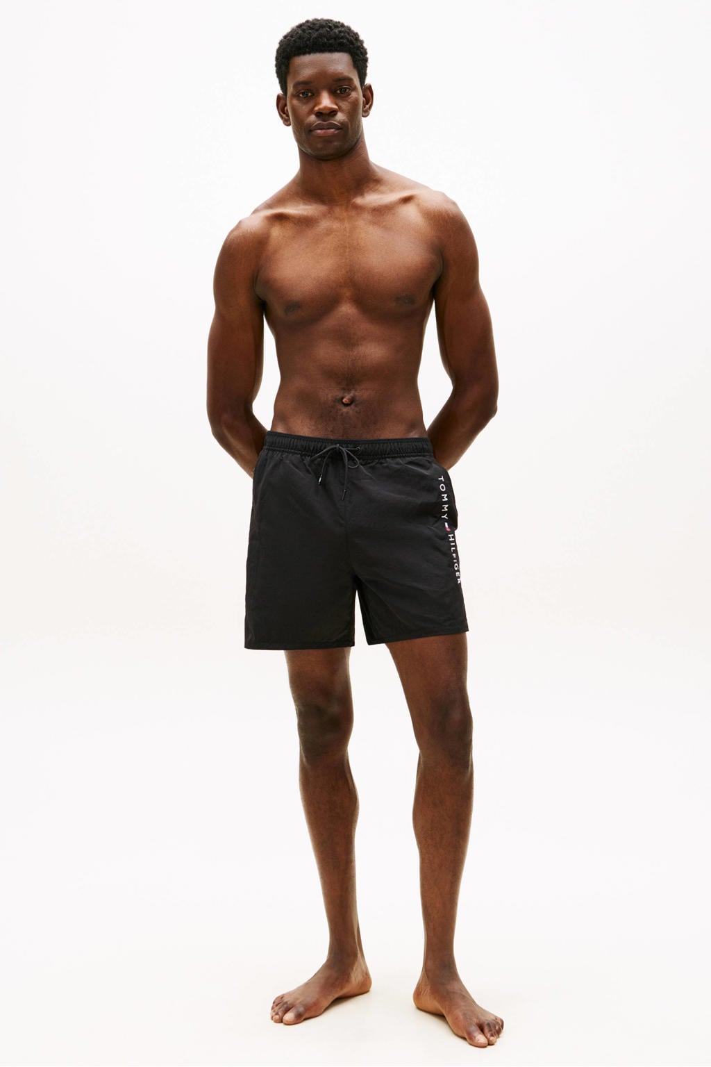 Tommy Hilfiger zwemshort met logo zwart