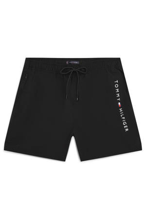 zwemshort met logo zwart