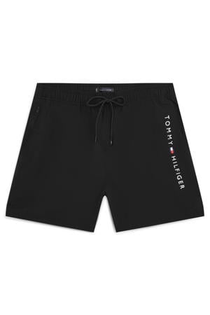 zwemshort met logo zwart