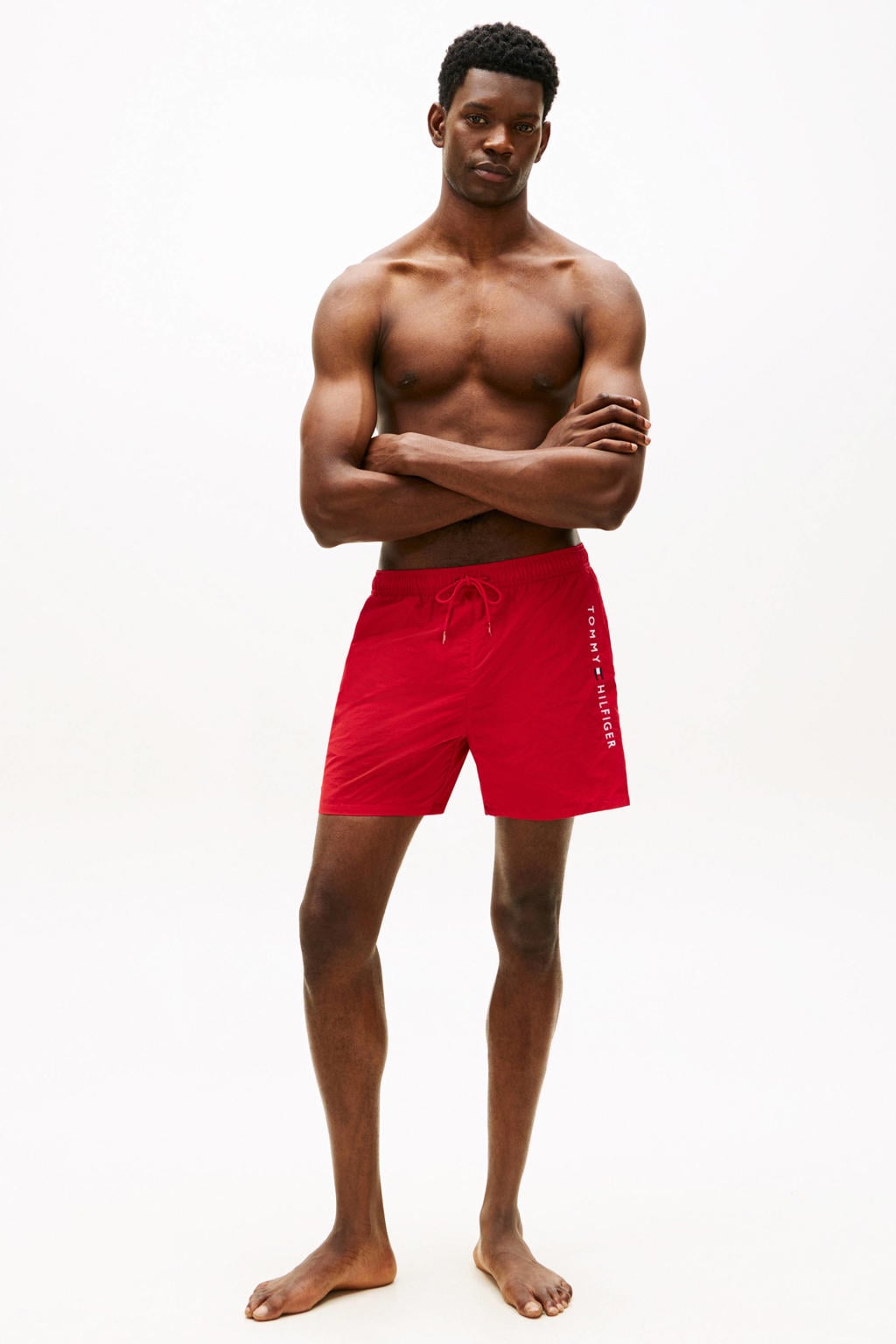 Tommy Hilfiger zwemshort met logo rood