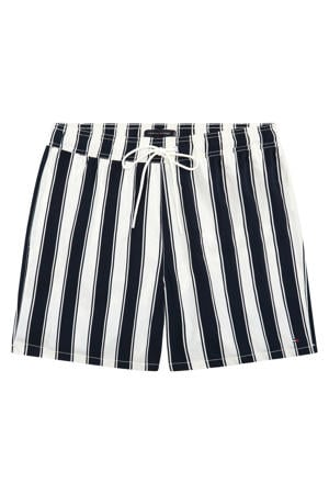 zwemshort zwart/wit