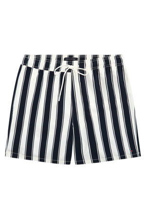 zwemshort zwart/wit