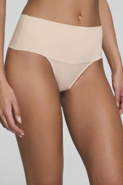 thumbnail: SPANX Undie-tectable corrigerende string Supima Cotton lichtbeige
