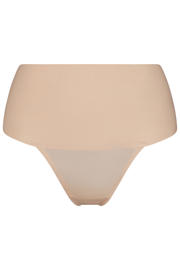 thumbnail: SPANX Undie-tectable corrigerende string Supima Cotton lichtbeige