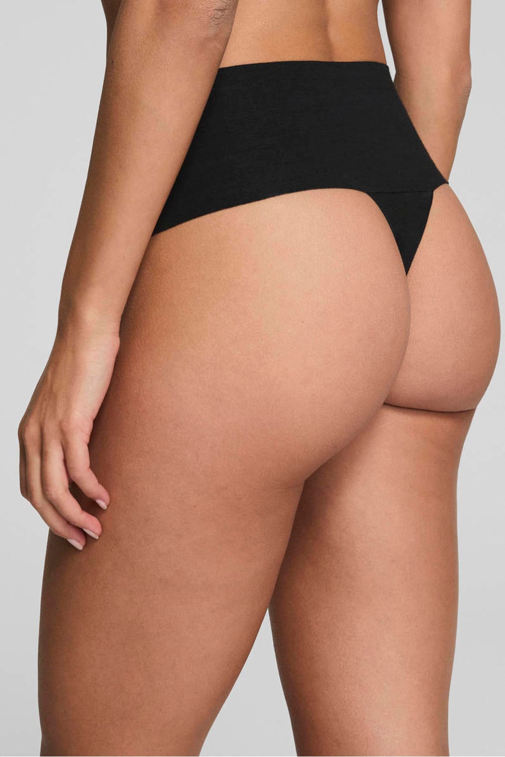 SPANX Undie-tectable corrigerende string Supima Cotton zwart