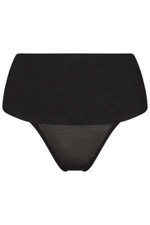 corrigerende string Supima Cotton zwart
