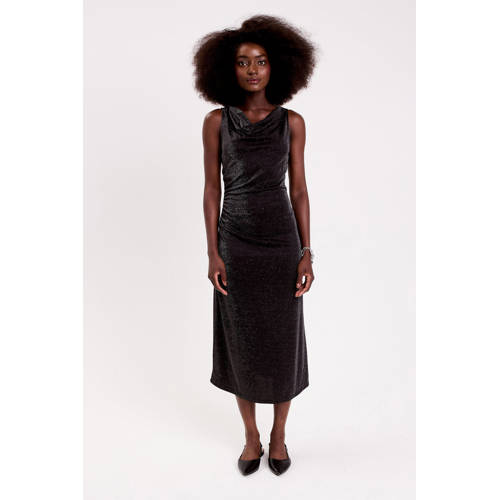 Cache Cache midi jurk met glitter zwart afbeelding