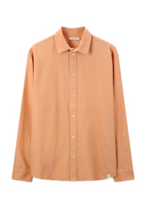 regular casual overhemd oranje