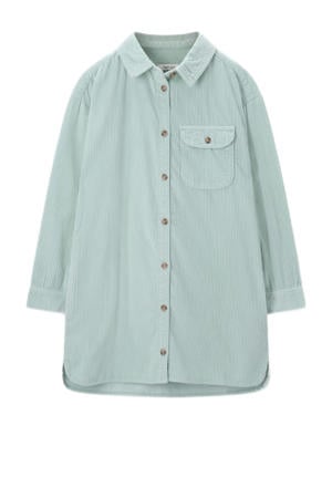 corduroy jurk mintgroen