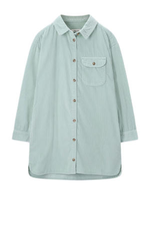 corduroy jurk mintgroen