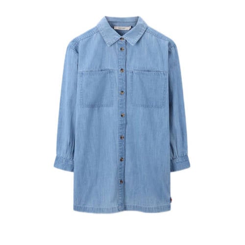 Sissy-Boy denim blousejurk light blue denim afbeelding