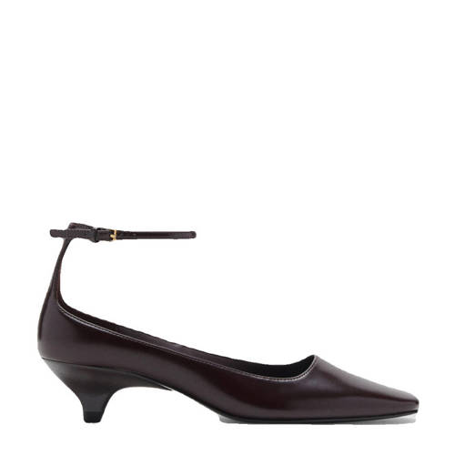 Mango pumps donkerbruin afbeelding