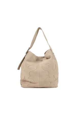 suède schoudertas Dakot-a beige