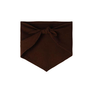 triangle scarf donkerbruin