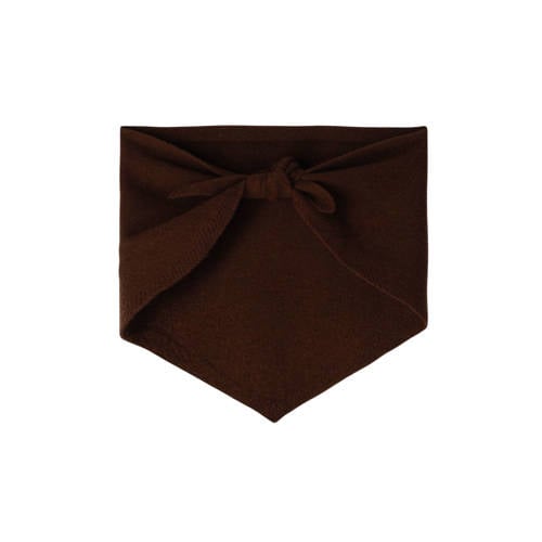 Bonnie Studios triangle scarf donkerbruin afbeelding