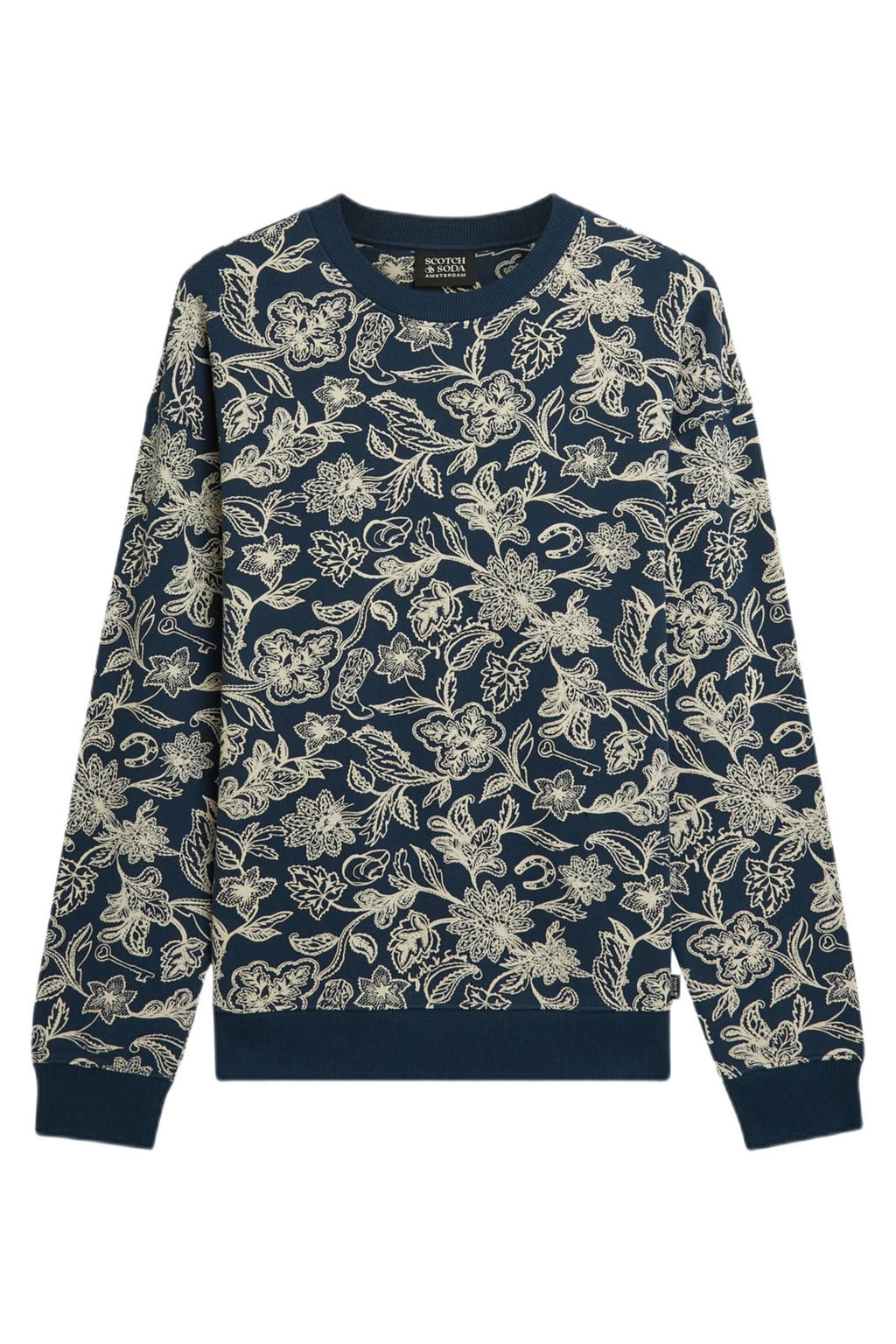 Scotch & Soda sweater donkerblauw