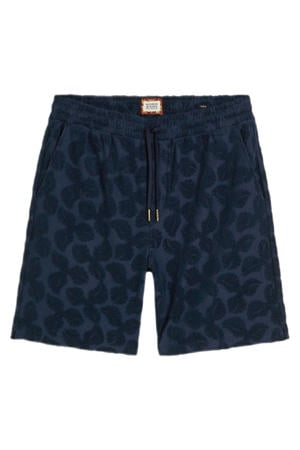 relaxed sweatshort donkerblauw