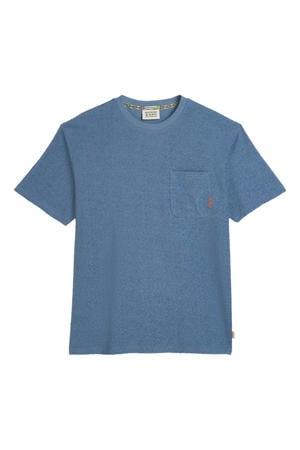 relaxed T-shirt blauw