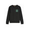 Scotch & Soda sweater met backprint zwart