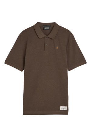 regular polo donkerbruin