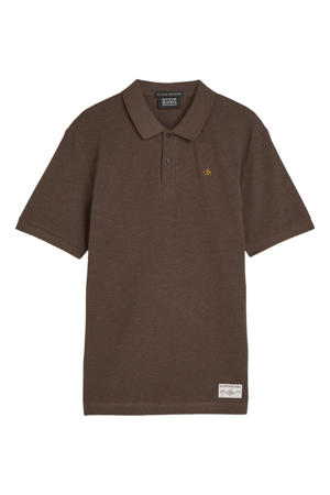 regular polo donkerbruin