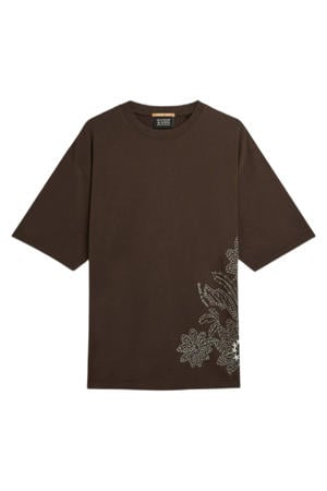 T-shirt donkerbruin