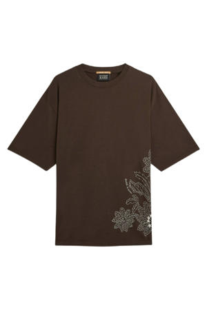 T-shirt donkerbruin