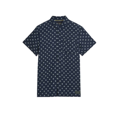 Scotch & Soda casual overhemd donkerblauw afbeelding