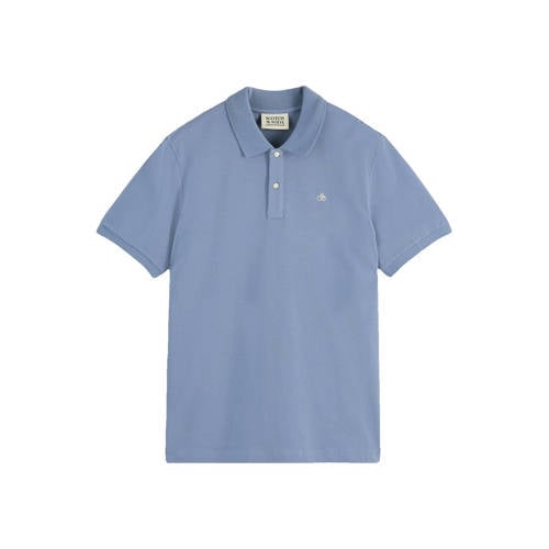 Scotch & Soda regular polo blauw afbeelding