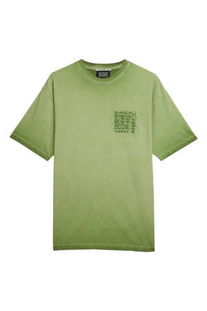 relaxed T-shirt groen