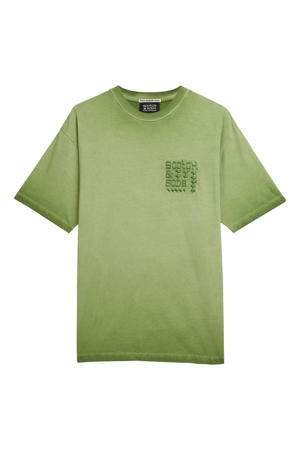 relaxed T-shirt groen