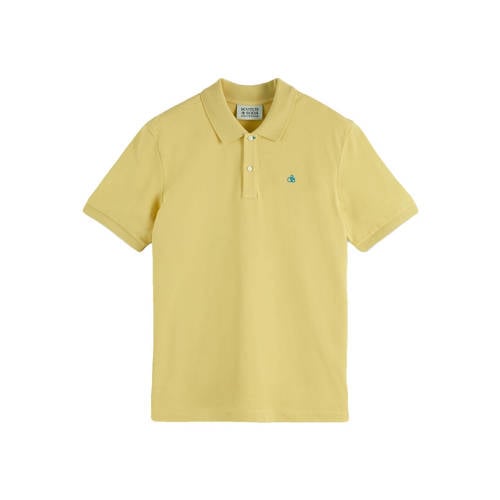 Scotch & Soda regular polo geel afbeelding
