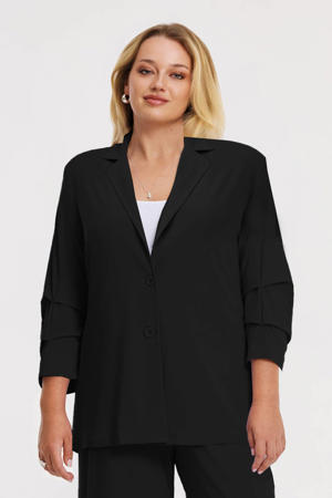 regular blazer zwart
