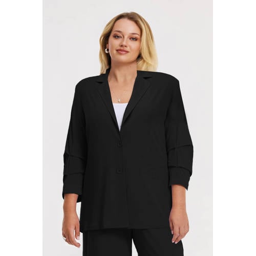 YOEK regular blazer zwart afbeelding